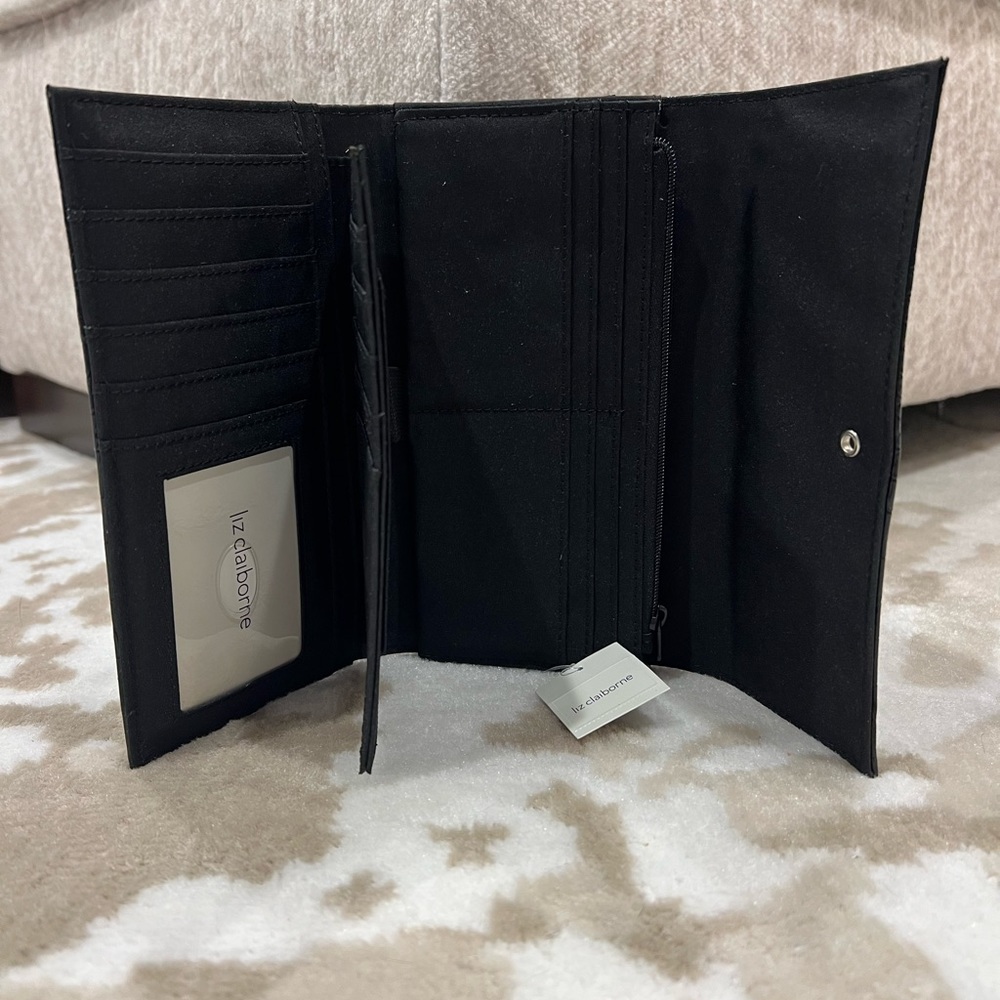 Liz Claiborne Faux Snakeskin Wallet- NWT - Picture 8 of 16